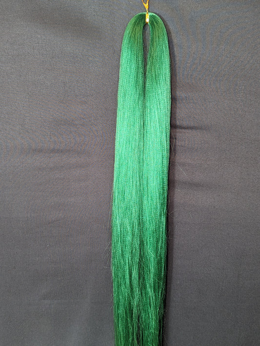 Green Braiding Hair