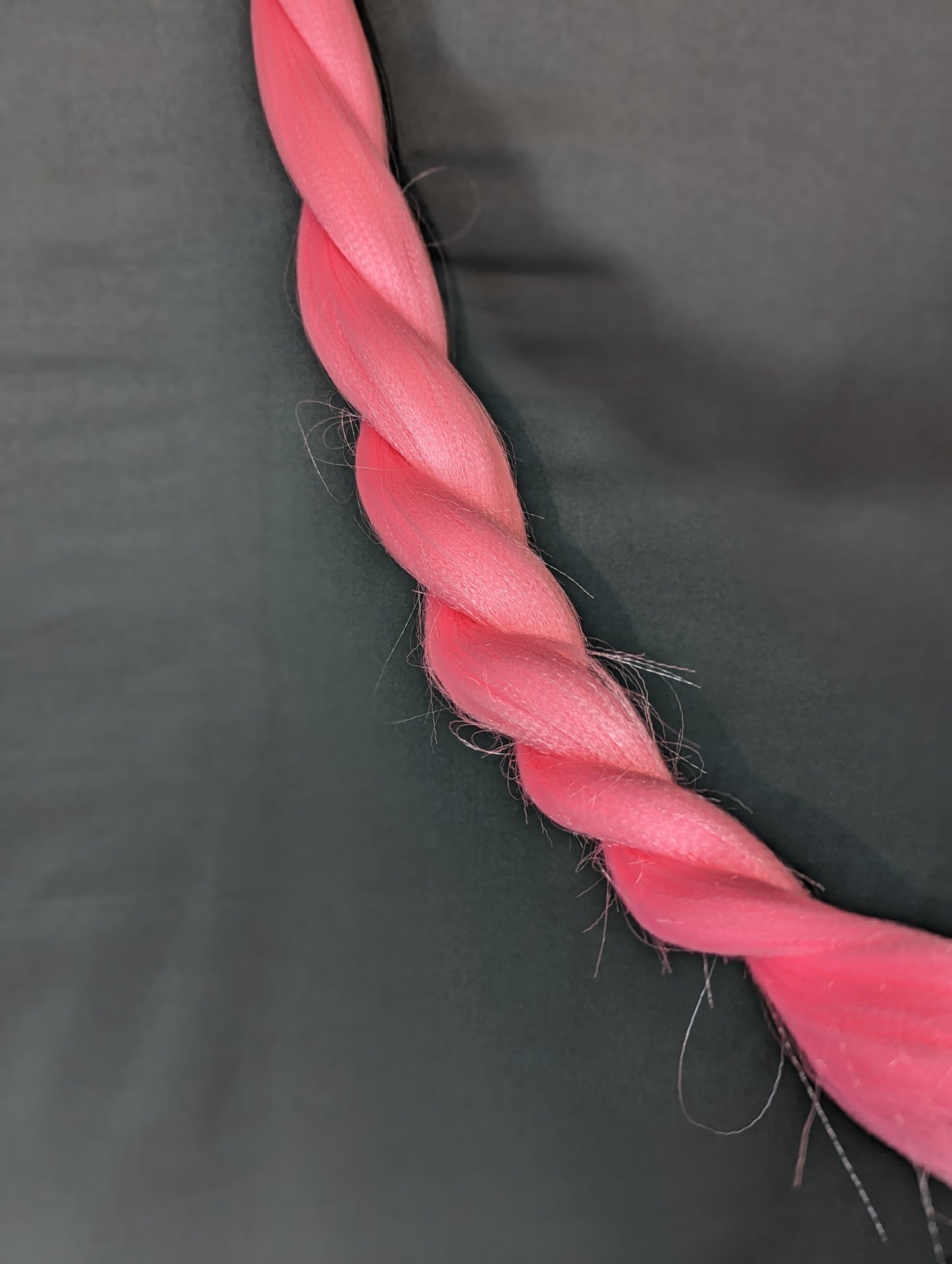 Pink Brading Hair